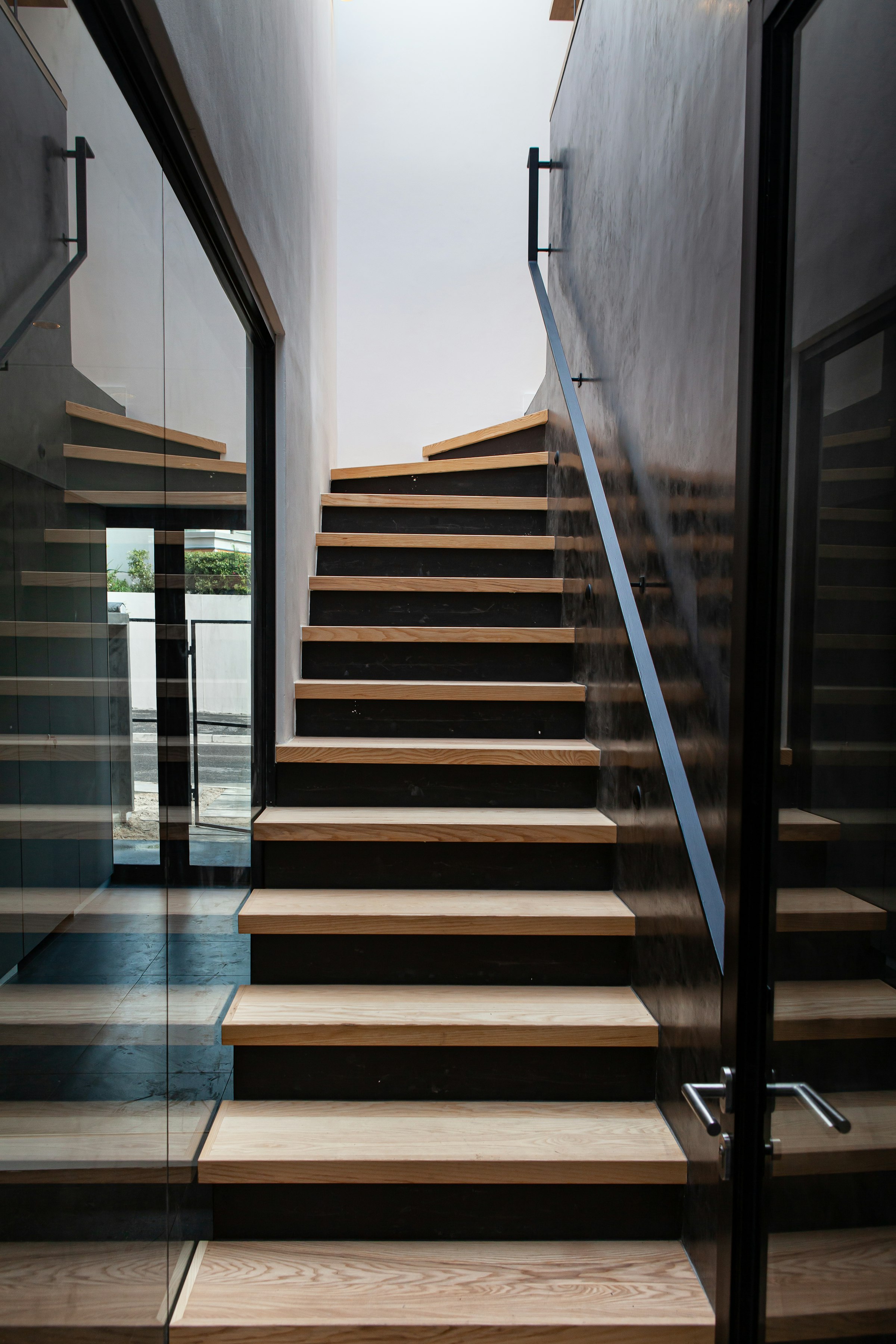 Escalier bois contemporain