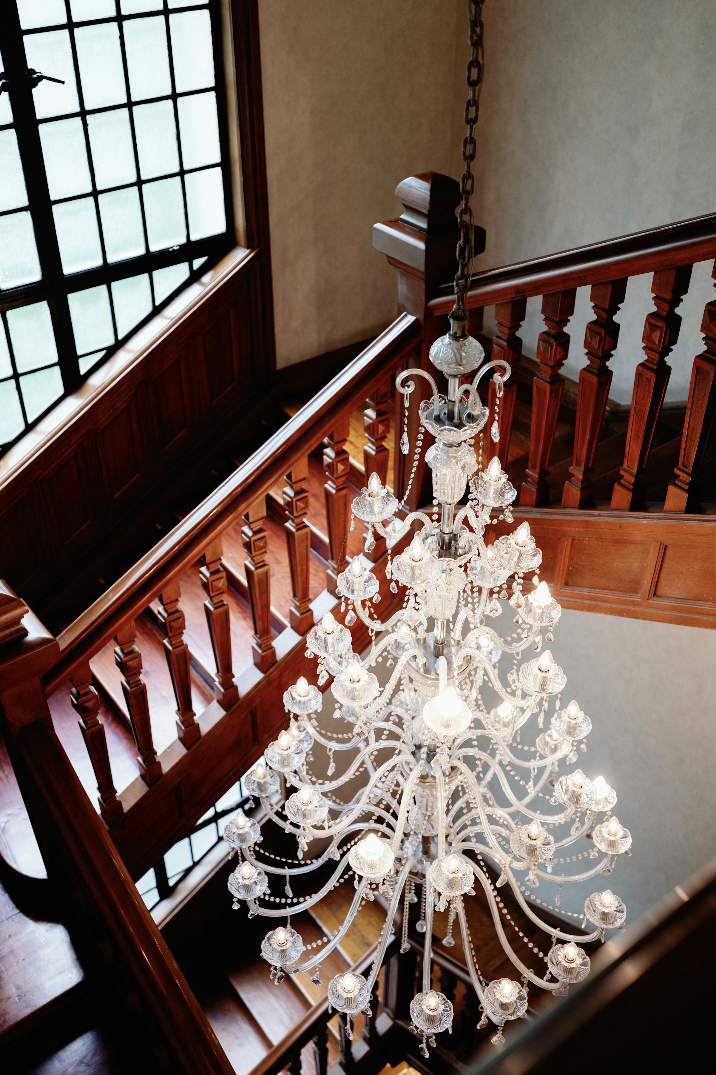 Escalier bois et garde-corps
